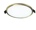 16W LED įmontuojama panelė, bronzos sp. korpusu, 3000K