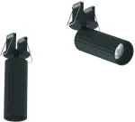 7W LED įleidžiamas &scaron;viestuvas, juodas, 3000K, S119