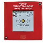 Promet W0-PPWP-A D1/2K XY ZC Ant pavir&scaron;iaus montuojamas ugnies mygtukas raudonas PPWP-A be plaktuko 2xLED žalia/raudona. XY su CNBOP sertifikatu W0-PPWP-A D1/2K XY ZC