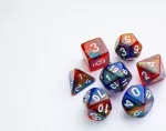 Gamegenic Gamegenic: Galaxy Series &ndash; RPG kauliukų rinkinys &ndash; Marsas