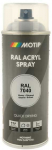 Motip Ral 7040 blizgi langų pilka spalva