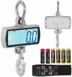 Virtuvinės svarstyklės Steinberg Systems Sandėliavimo kablio svarstyklės su nuotolinio valdymo pulteliu didelis LCD ekranas 500 / 0,1kg