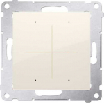 Kontakt-Simon Simon 54 GO Mygtuko valdiklis 30 veiksmų valdymui valdyti. i&scaron;maniuoju telefonu valdomas WiFi 230V (modulis) kremas DEK1W.01/41