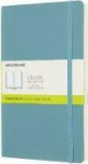 Užra&scaron;ų knygelė Moleskine Classic, 13x21 cm, balti lapai, mink&scaron;tais vir&scaron;eliais, &scaron;viesiai mėlynos spalvos