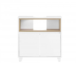 Sobuy Vanity Unit Vonios spintelė Vanity Unit po kriaukle BZR148-W