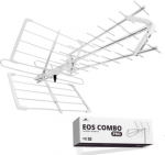 DVB-T2 kryptinė antena Spacetronik EOS PRO Combo UHF+VHF LTE 5G (balta)