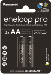 Akumulatorki R6 / AA Panasonic Eneloop PRO 2500 mAh Ni-MH BK-3HCDE/2BE (2 lizdinė plok&scaron;telė)