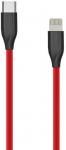 Extra Digital Silikoninis kabelis USB Type C- Lightning, 2m (raudonas)