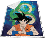 Toei Animation Dragon Ball Z coral sherpa blanket