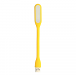 Topt Mini LED Lamp Silicone USB Geltona