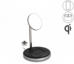 &bdquo;Delock&ldquo; belaidis įkroviklis 2 viename, 5 W / 7,5 W / 10 W / 15 W &ndash; Qi