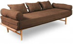 Sofa WOODMAN Dieninis lova, Le MAR, 201x74 cm, Ruda