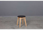 STOOL Juodas TOP ąžuolinė taburetė
