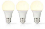 Nedis LBE27A602P3 LED lempa &Scaron;iltai balta 2700 K 8,5 W E27 F