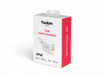Fusion Accessories "Fusion Energy" įkroviklis 2 x USB-C | USB-A | 67W | 3A baltas (suderinamas su "Macbook" | "Dell" | HP | ASUS)