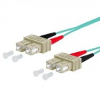 Electraline METZ CONNECT OpDAT jungiamasis kabelis, SC-D/SC-D OM3, 1 m