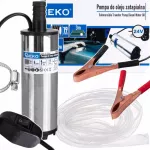 Geko 58 lovų panardinamasis alyvos siurblys 24V 52mm su 3m kabeliu (40)