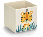 Zeller Tekstilinė dėžutė su gyvūnu, 28 x 28 x 28 cm