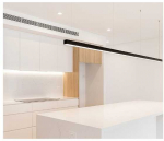 Bona Electrica LED Line &scaron;viestuvas 72W DW 4000K juodas