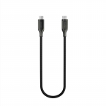 Nomad Kevlar kabelis, USB-C į USB-C, 0,3 m, karbido
