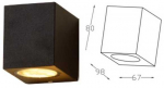 Bona Electrica LED Wall-015 (GU10) &scaron;viestuvas