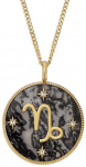 Fossil Gold-plated pakabukas Capricorn Written in the Stars JF04847710