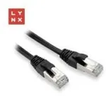 LYNX FTP jungiamasis kabelis Cat5e PVC, CCA, 20m, juodas