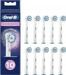 Dantų &scaron;epetėlis Końc&oacute;wka Braun Braun Oral-B Pro Jautrus Clean dantų &scaron;epetėlių galvutės, 10 vnt. (baltos, nesudėtingos i&scaron;orinės pakuotės)