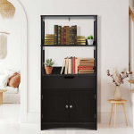 Bonideco Select Vonios spintelė 32,5x60x122cm., juodos spalvos