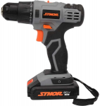 20V akumuliatorinis gręžtuvas, 26 Nm smūginis suktuvas, su 2 x 2Ah baterijomis, medienos, metalo ir betono gręžimui