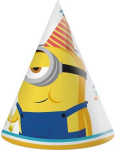 GoDan Popieriniai kepurėliai Minions 2: Gru i&scaron;kilimas (6 vnt.)