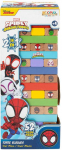 Woomax Marvel Spidey blocks tower + domino wooden set