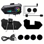 Dėklas &bdquo;Bluetooth 5.3&ldquo; motociklo &scaron;almo ausinės