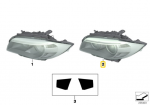 BMW E88 E82 De&scaron;inės Pusės Bi Xenon Žibintas Originalus 63137273832