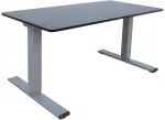 Home4You Ra&scaron;omasis stalas ERGO OPTIMAL su 2 varikliais 140x80cm, Spalva: juoda