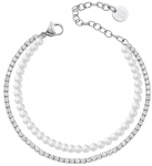 Liu Jo Double bracelet with synthetic pearls LJ3025