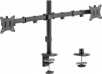 SENSE7 Stalinis laikiklis 2 monitoriams 17"-32" DVIGUBAS PLAUKIOJANTIS