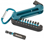 10 dalių sukimo antgalių rinkinys MAKITA Impact Juodas Torsion E-15811