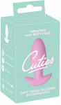 Cuties Vibrating Plug Rose