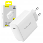 Blavec Wall charger BC-8 GaN4 - Type C - PD QC 65W 3A (TCBC8G4-CW653A) baltas