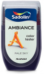 Spalvos testeris SADOLIN AMBIANCE PALE SKY, visi&scaron;kai matiniai, 30 ml