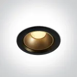 12W LED įleidžiamas &scaron;viestuvas, juodas, 3000/3500/4000K, 10112Z/B/V