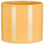 Scheurich Dekoratyvinis gėlių vazonas Zabaione &Oslash;12cm H13cm keraminis/geltonas