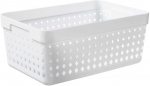 Plastikinė dėžutė Seoul XL NHG 10x15.8x23.8cm balta