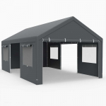 Promotions Stoginė automobiliui 600x361x295 cm pilka, metalas