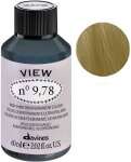 Davines View Demi-Permanent Hair Dye 9.78 Gloss, 60 ml