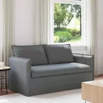 Sofa Tamsiai pilka 195 x 82 x 85 cm Metalas