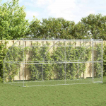 &Scaron;unų narvas 2 pcs Sidabro 4 x 2 x 2 m Galvanizuotas plienas
