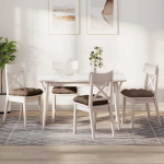 Sėdynių pagalvėlės 4 pcs Ruda 40 x 40 x 12 cm audinys