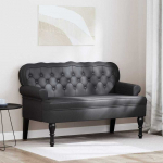 Česterfildo suolas Juoda 119,5 x 64,5 x 75 cm Dirbtinė oda